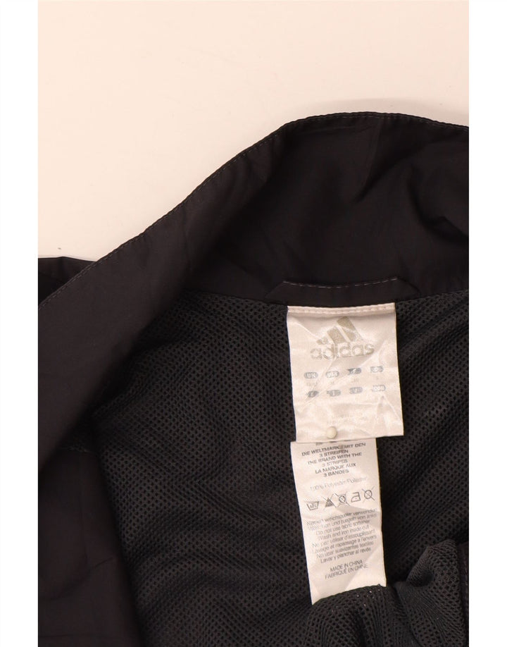 Męska kurtka dresowa ADIDAS UK 40/42 w kolorze średniej czerni