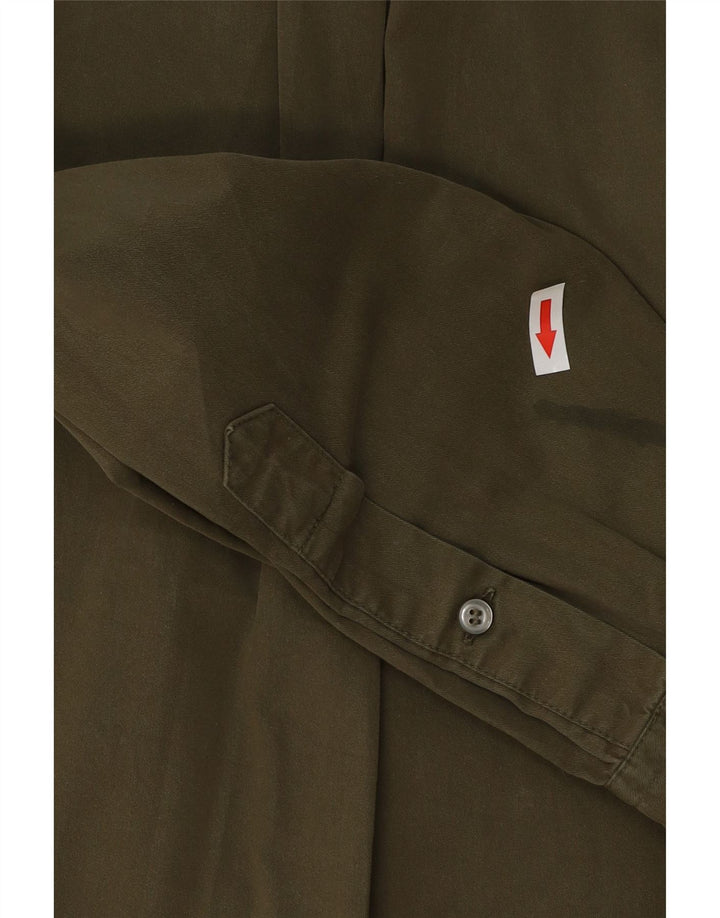 Męska koszula Murphy & Nye Heritage, średnia, bawełniana w kolorze khaki