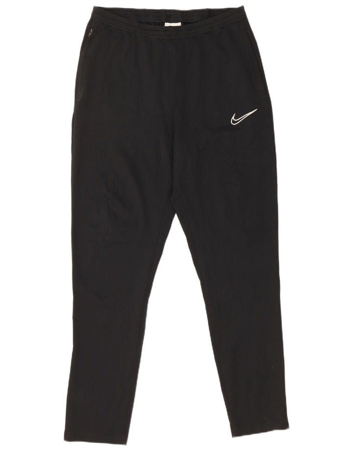 Męskie spodnie dresowe Nike Dri Fit, średni czarny poliester