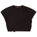 Damska bluzka typu Crop Wrap Top UK 14 Zara, duża, czarna, akrylowa