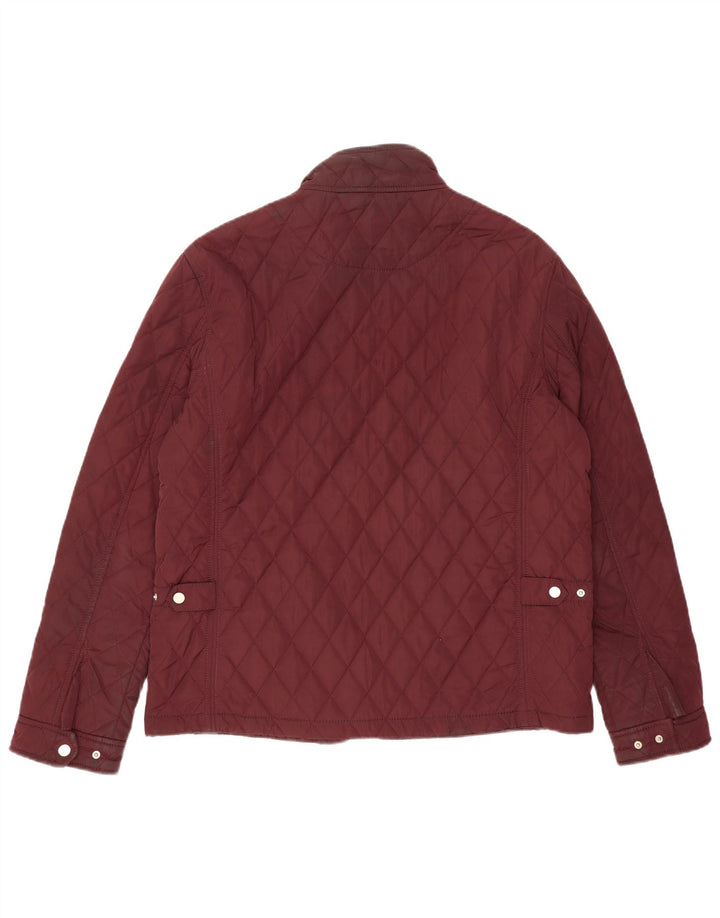 Męska pikowana kurtka Zara UK 44 2XL Burgundowa