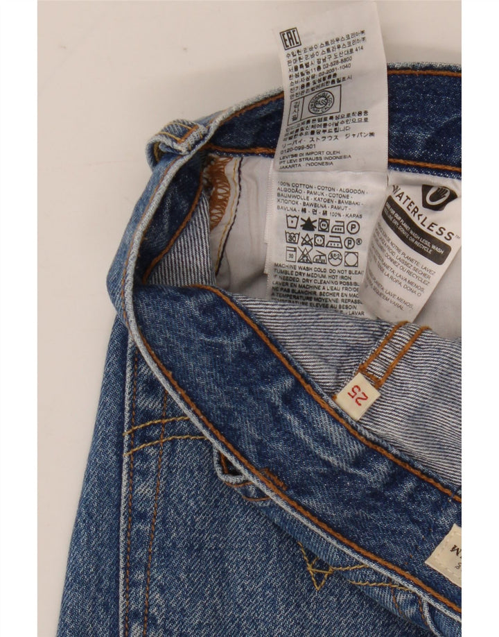 Damska spódnica dżinsowa Levi's W25 XS Niebieska bawełna