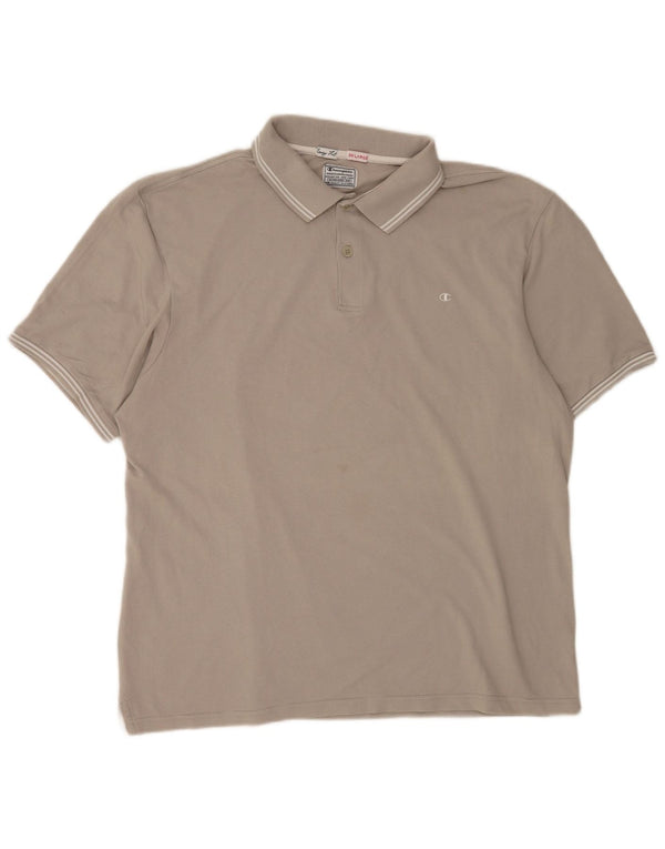 Męska koszulka polo Champion Easy Fit 3XL, szara bawełna