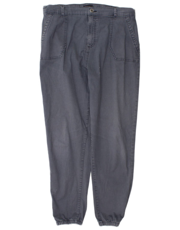 Damskie spodnie joggery Marks & Spencer UK 18 XL W36 L30 Szara bawełna