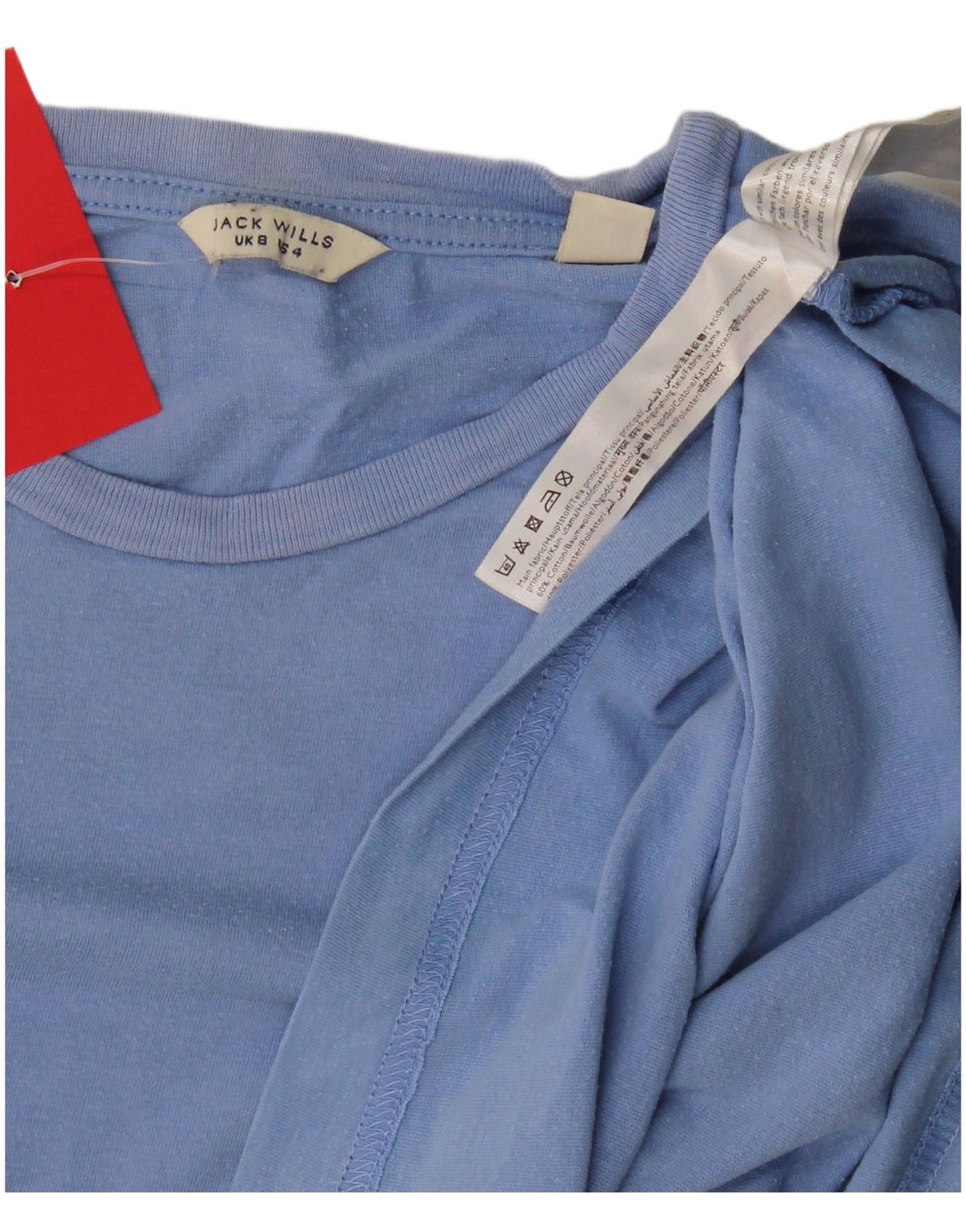 T-shirt damski Jack Wills Top UK 8, mały, niebieski, bawełniany