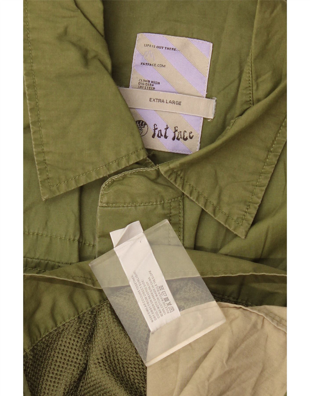 Kurtka męska Fat Face UK 42 XL, zielona bawełna