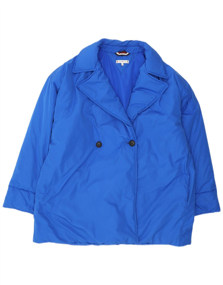 Damska ocieplana kurtka Tommy Hilfiger UK 20 2XL Niebieski poliester