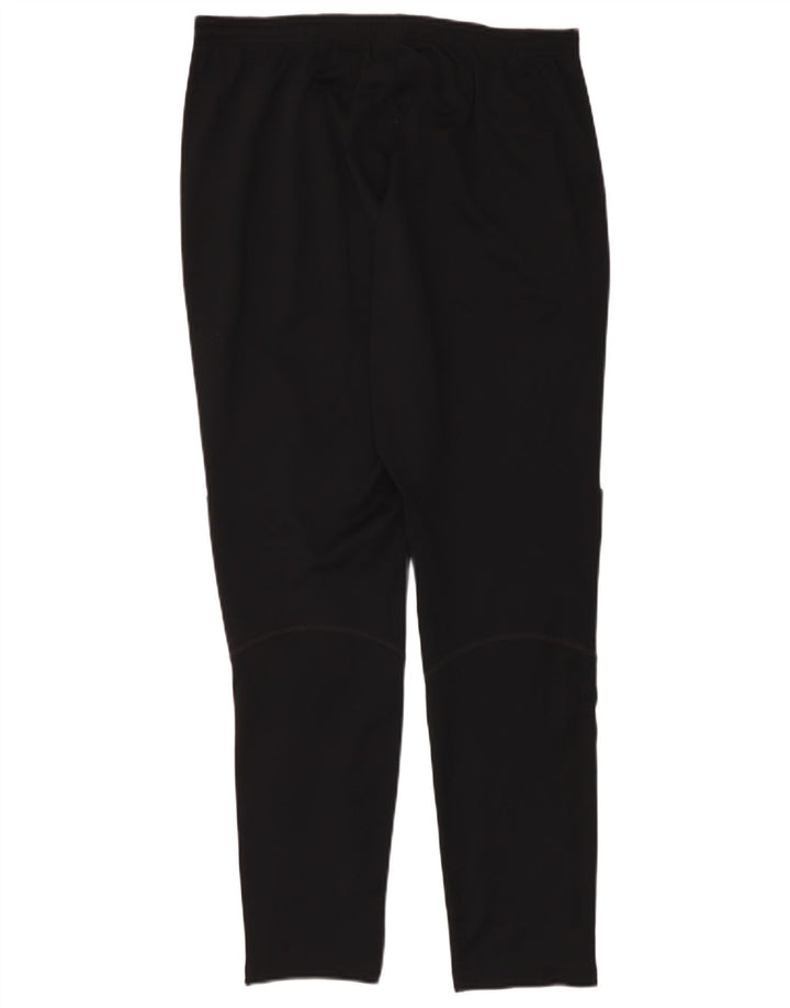 Męskie spodnie dresowe Nike Dri Fit XL, czarny poliester z blokami kolorów