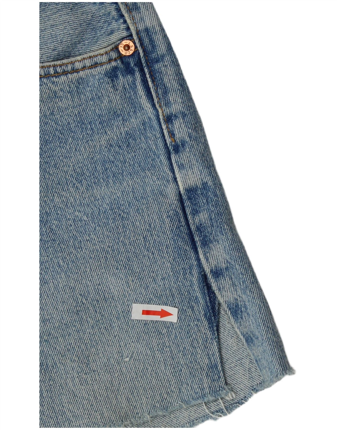 Damskie spodenki jeansowe Levi's W28 Średni niebieski