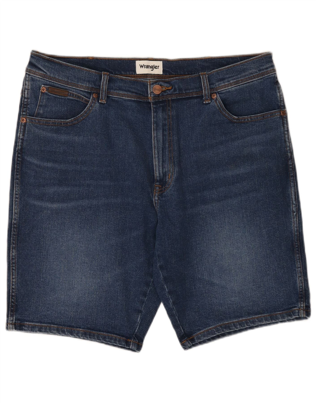 Męskie spodenki jeansowe Wrangler W36, duże, granatowe, bawełniane