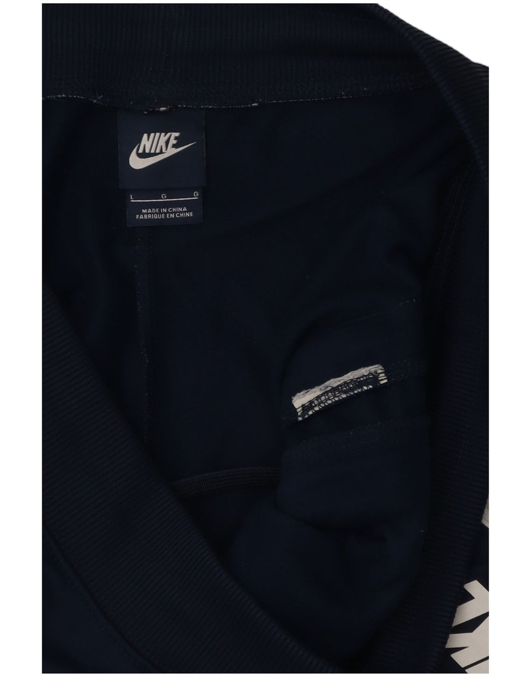 Męskie spodnie dresowe Nike Joggers, duży, granatowy, kolorowy poliester