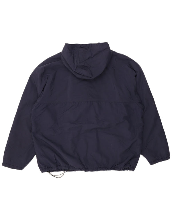 Męska kurtka wiatrówka z kapturem L.L.Bean UK 42 XL granatowa