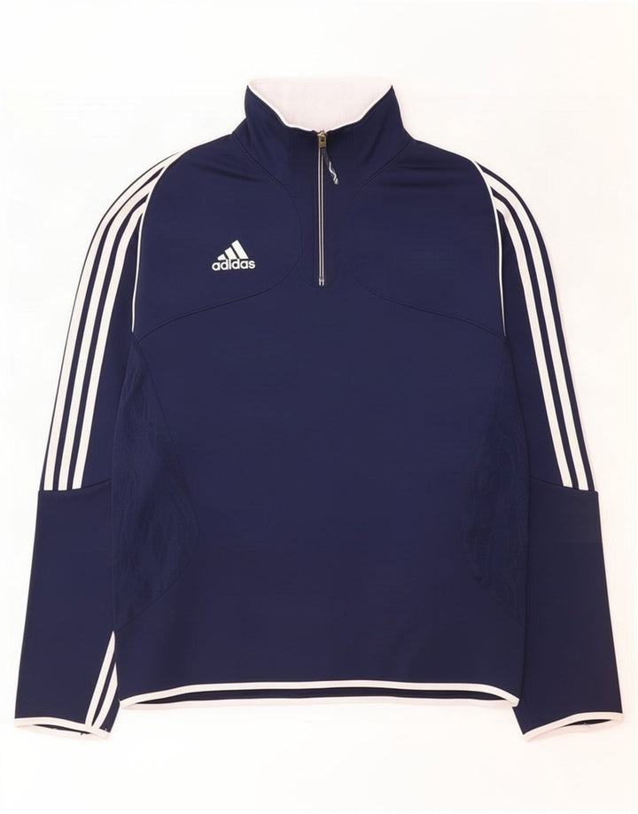 Adidas Męska bluza dresowa Top Jacket UK 44/46 Duża granatowa