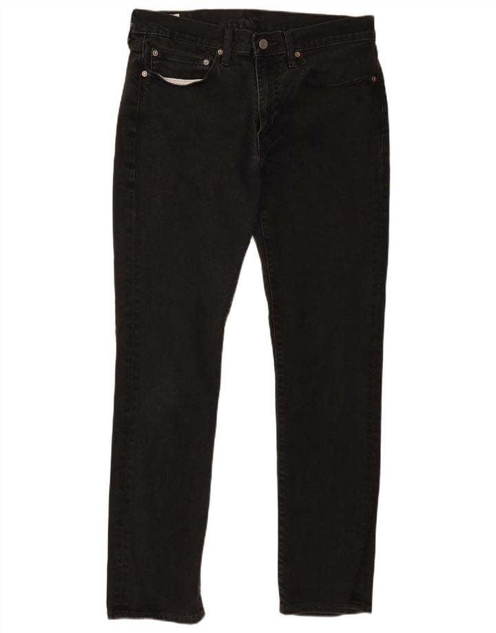 Męskie jeansy slim fit Levi's W34 L32 Czarna bawełna