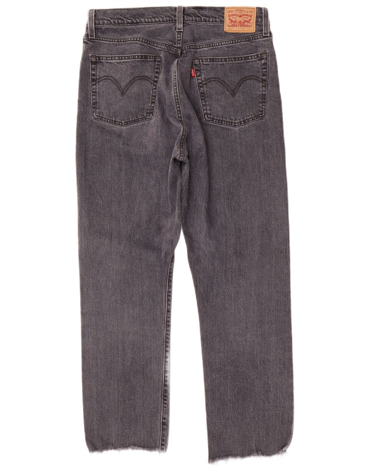 Męskie dżinsy LEVI'S 501 Straight W31 L28 Szara bawełna