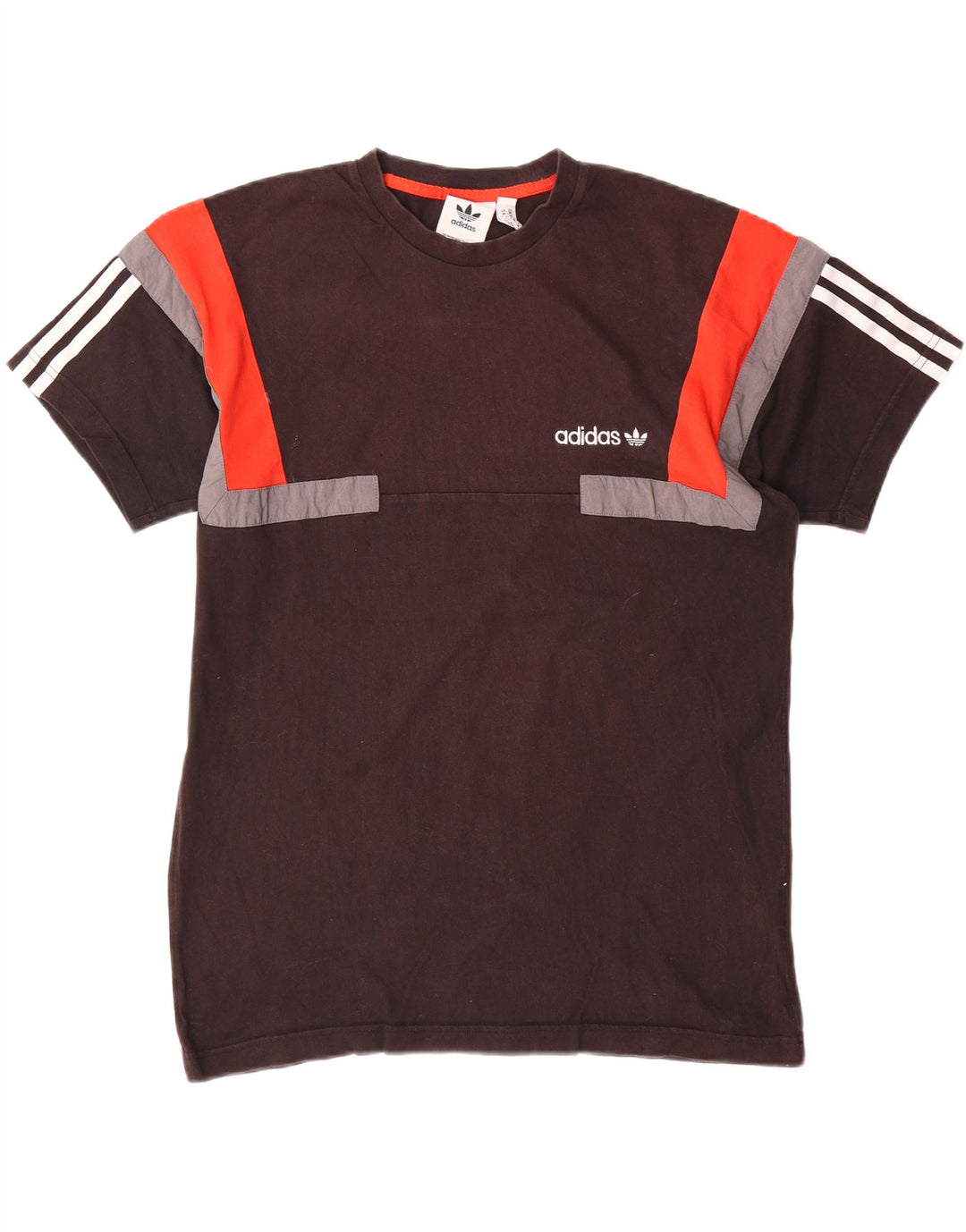 Adidas Męska koszulka Top Medium Black Colorblock Cotton