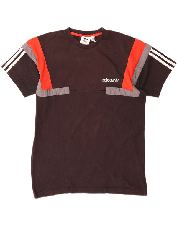 Adidas Męska koszulka Top Medium Black Colorblock Cotton