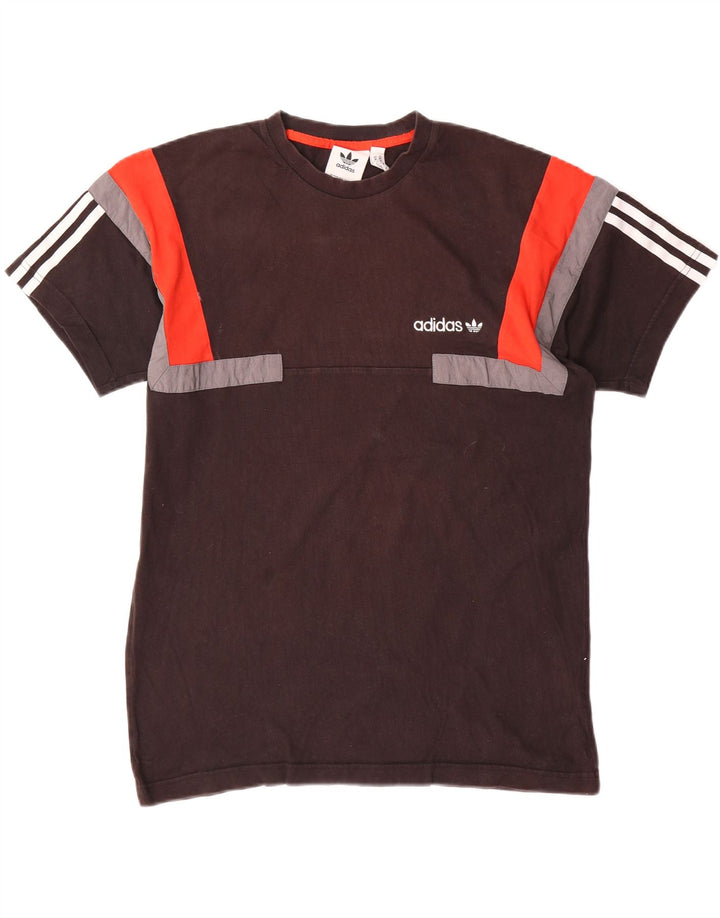 Adidas Męska koszulka Top Medium Black Colorblock Cotton