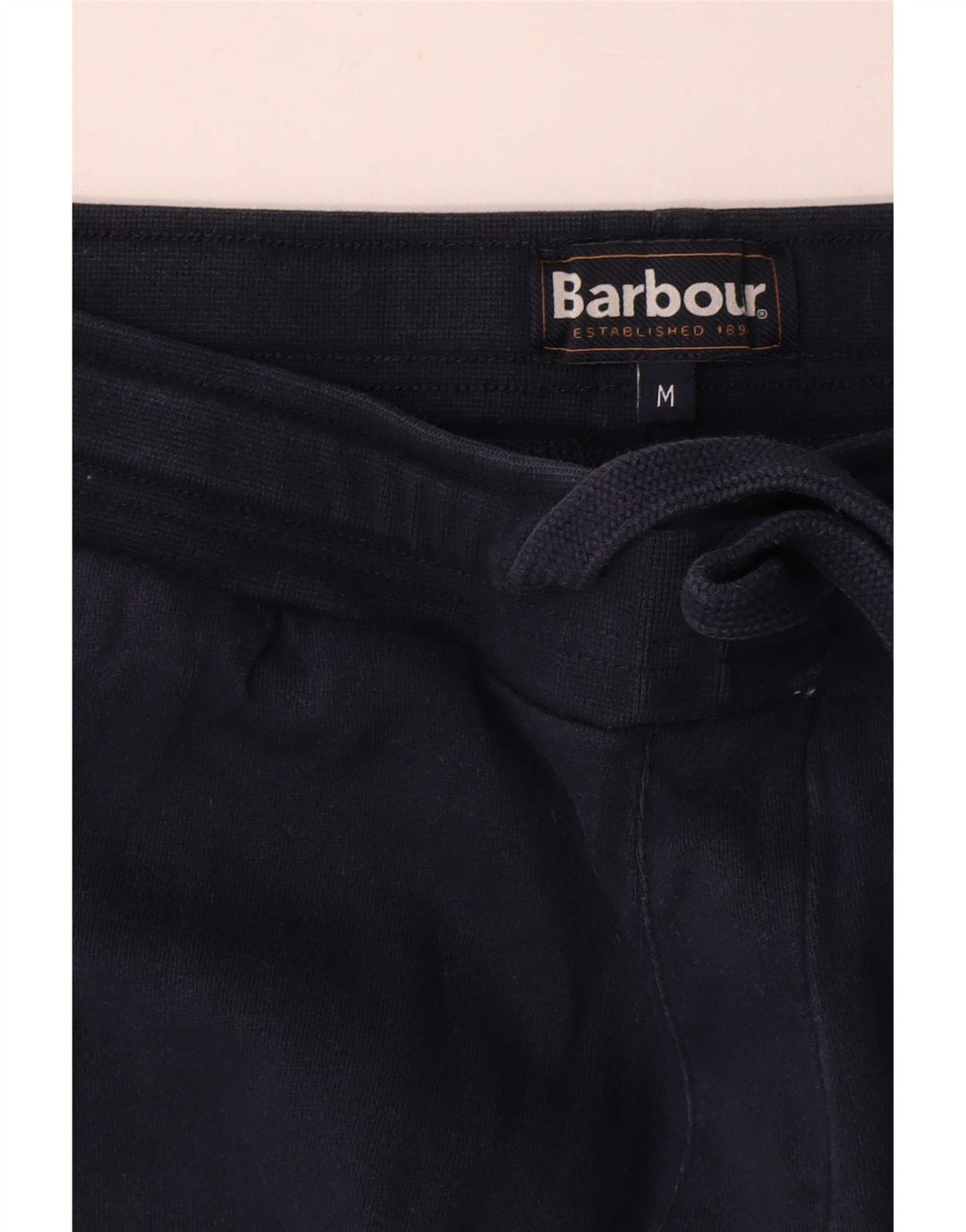 Męskie spodnie dresowe Barbour Joggers Średni granatowy, bawełniany