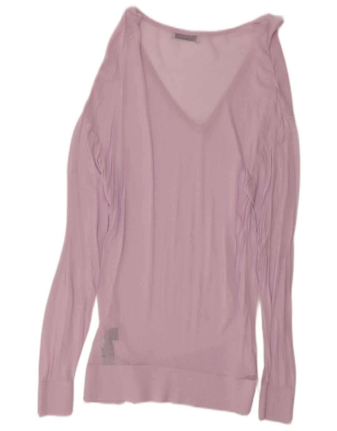 Damska prześwitująca bluzka Zara Top UK 10 Small Pink wiskoza