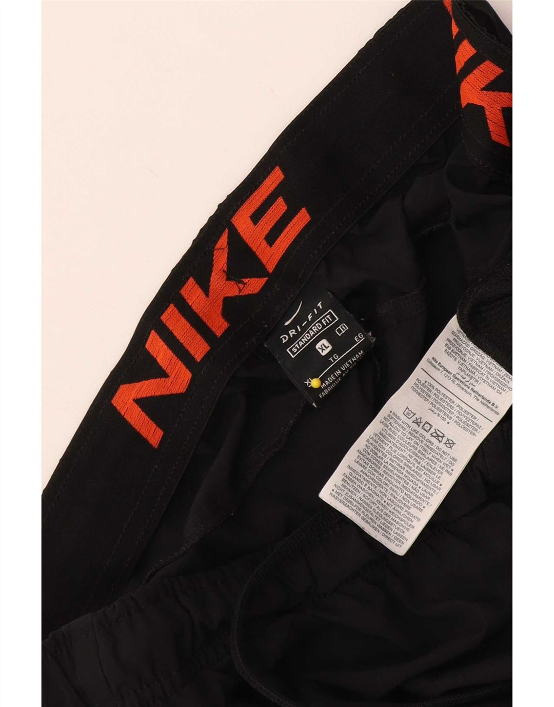 Męskie spodenki sportowe Nike Dri Fit Graphic Standard XL, czarne, poliestrowe