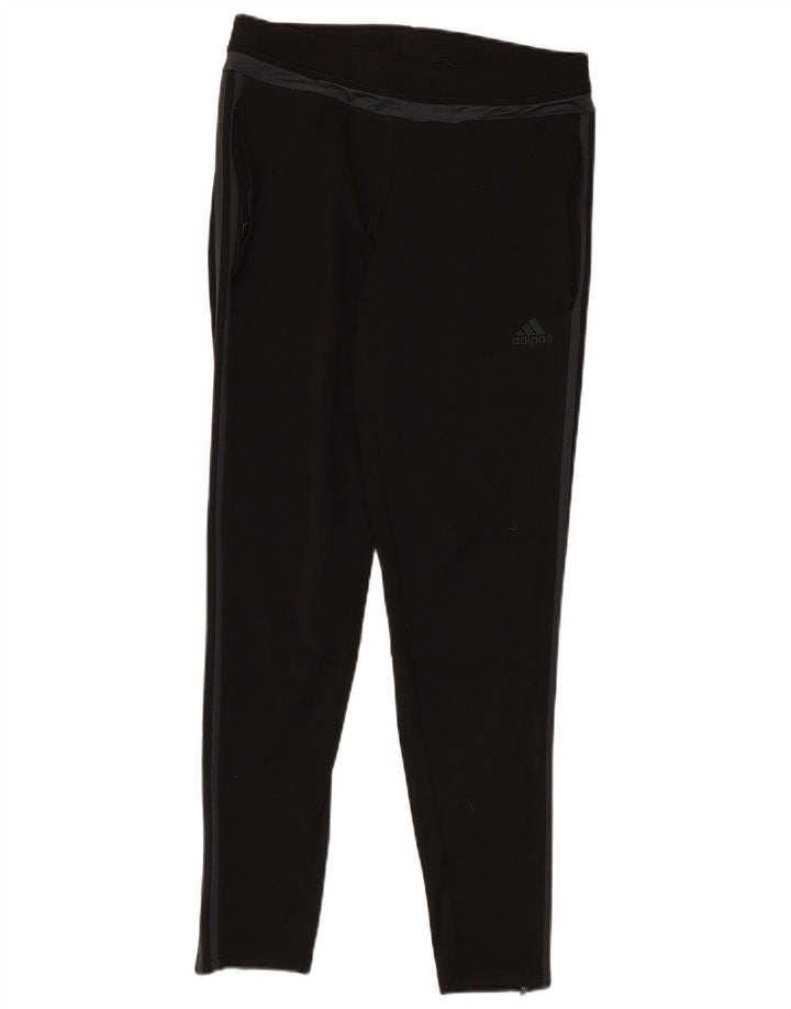 ADIDAS Womens Climacool Leggings UK 12/14 Medium  Black Polyester