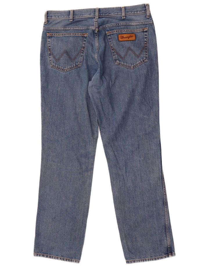 Męskie jeansy Wrangler Texas Straight W36 L32 Niebieskie bawełniane
