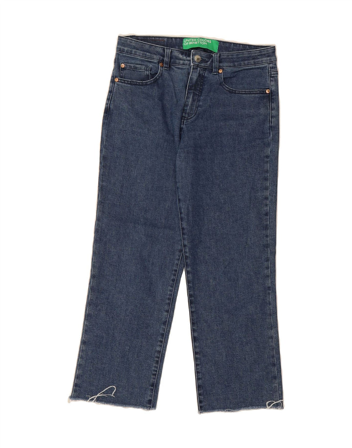 BENETTON Womens Cropped Jeans W31 L23 Blue Vintage Benetton and Second-Hand Benetton from Messina Hembry 