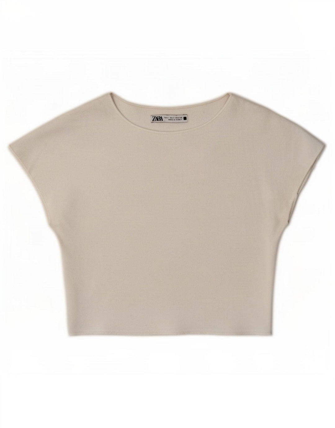 Bluzka damska Zara Crop Batwing Top UK 8 Small White