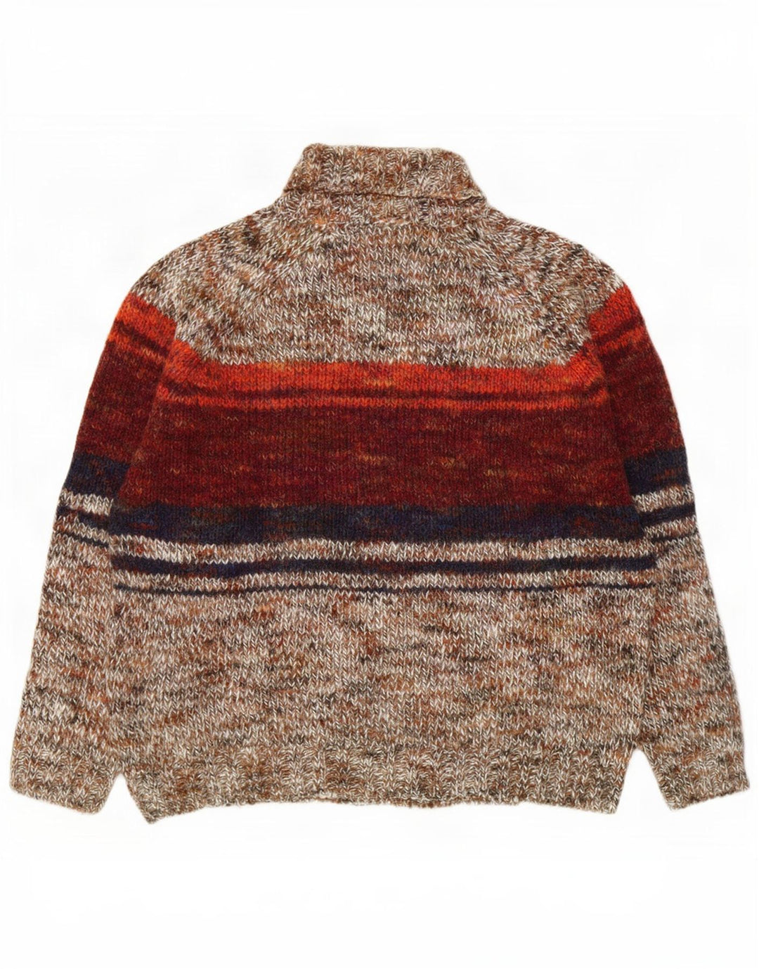 By American Męski sweter z golfem, średni, wielokolorowy Fair Isle