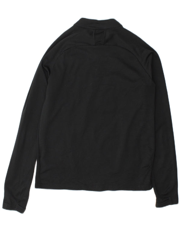 Chłopięcy sweter Nike Dri Fit z zamkiem błyskawicznym, 12-13 lat, duży, czarny