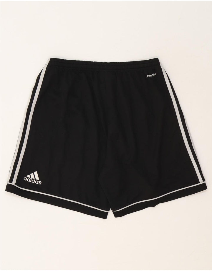 Męskie spodenki sportowe Adidas Climalite, średni czarny poliester