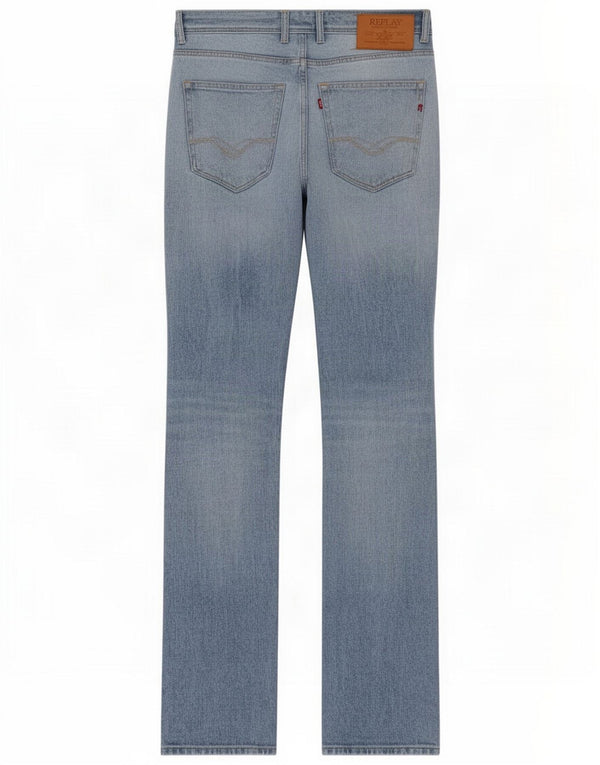 Replay Męskie Grover Straight Jeans W31 L35 Niebieski