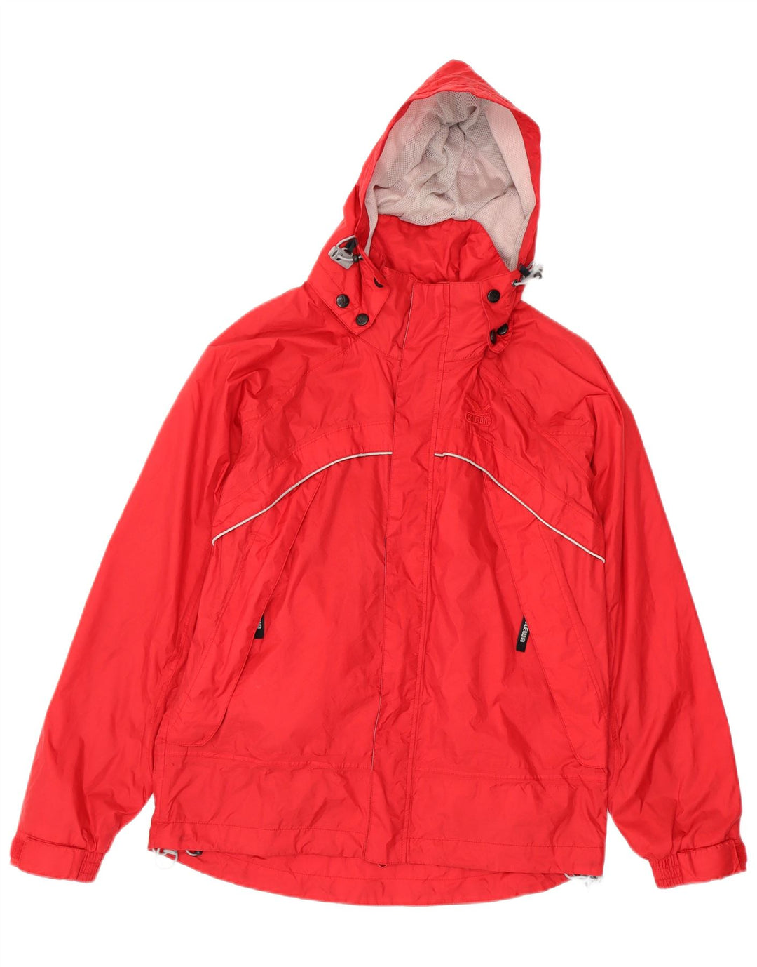 SALEWA Męska kurtka wiatrówka z kapturem IT 46 Small Red Poliamid