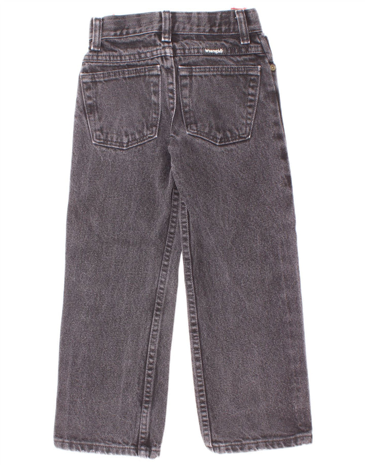 Wrangler Chłopięce jeansy slim 7-8 lat W22 L20 Szara bawełna