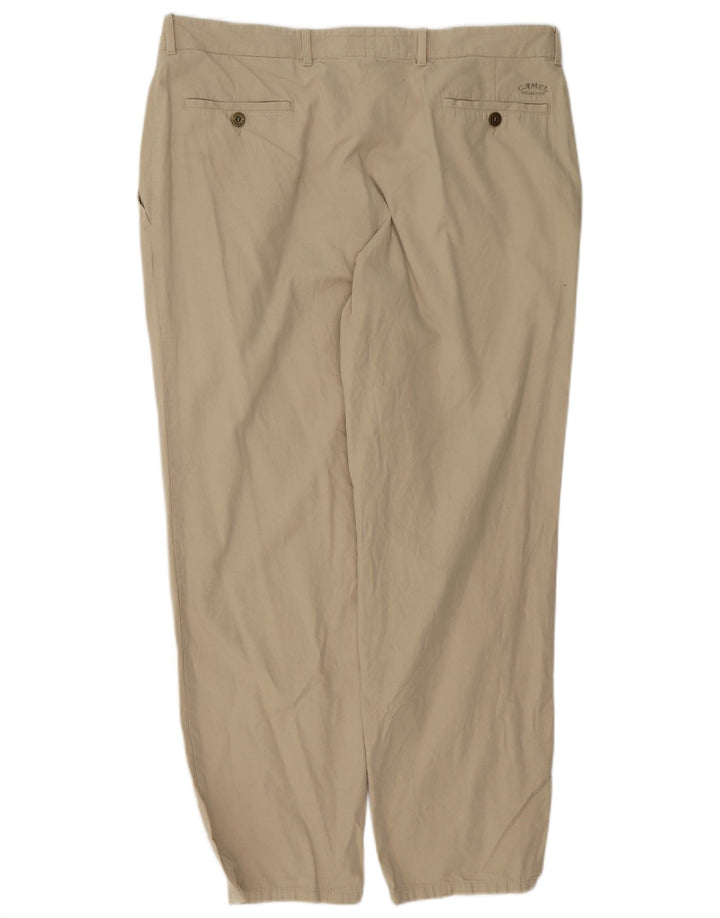 Spodnie garniturowe męskie CAMEL ACTIVE W40 L30 Beżowa bawełna