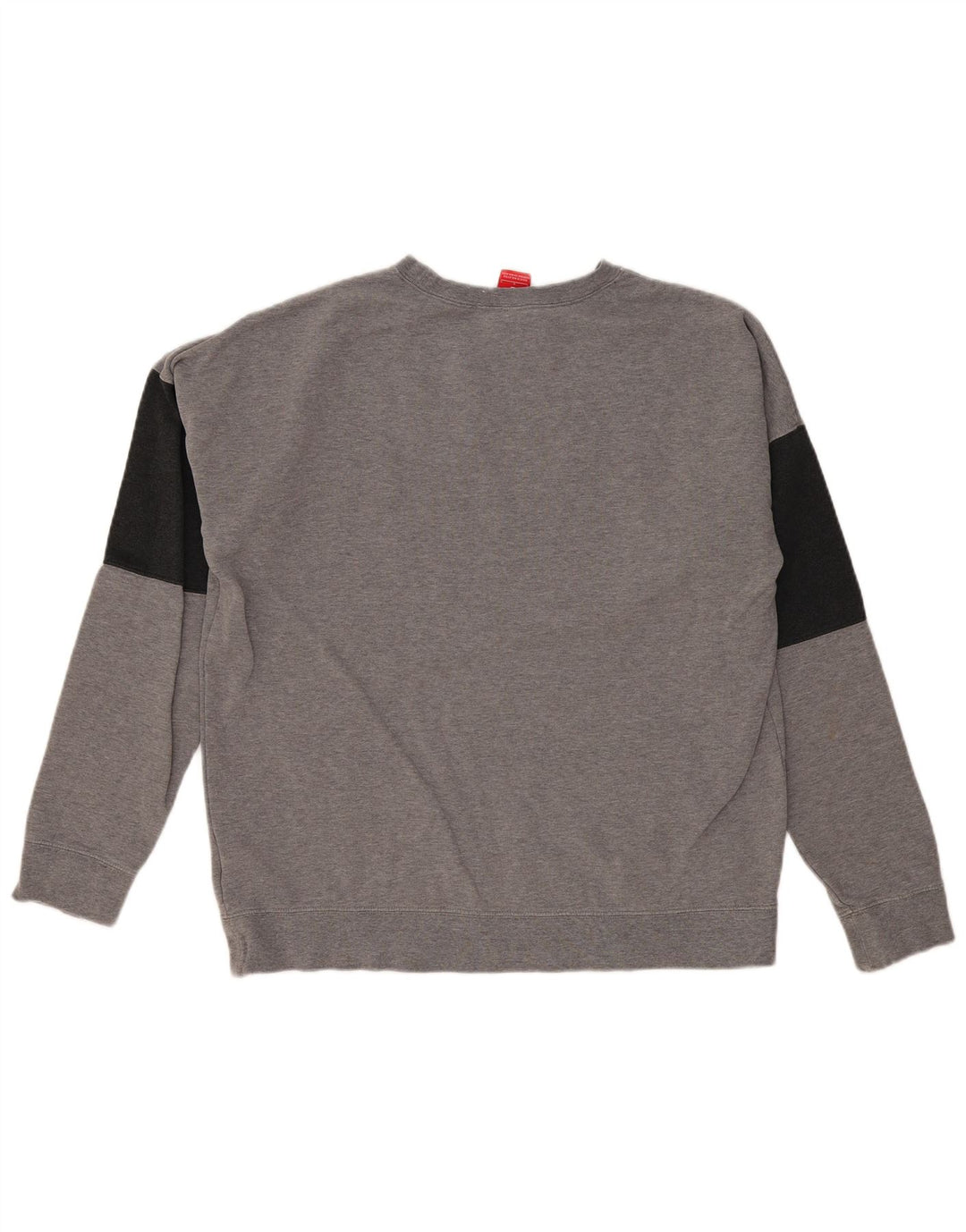 Męska bluza Nike z grafiką, duża, szara, bawełniana z blokami kolorów
