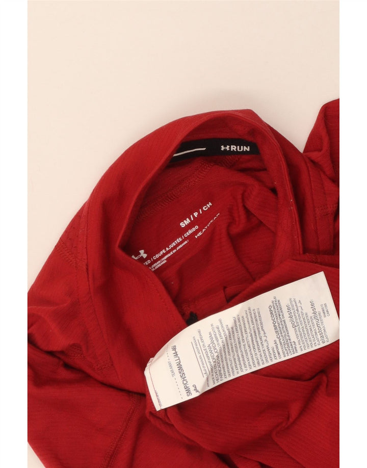 Męski dres Under Armour Heat Gear z zamkiem błyskawicznym na szyi, mały czerwony