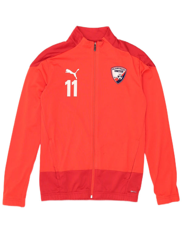 Męska kurtka dresowa Puma Pajaro Valley United, mała, czerwona, z blokami kolorów