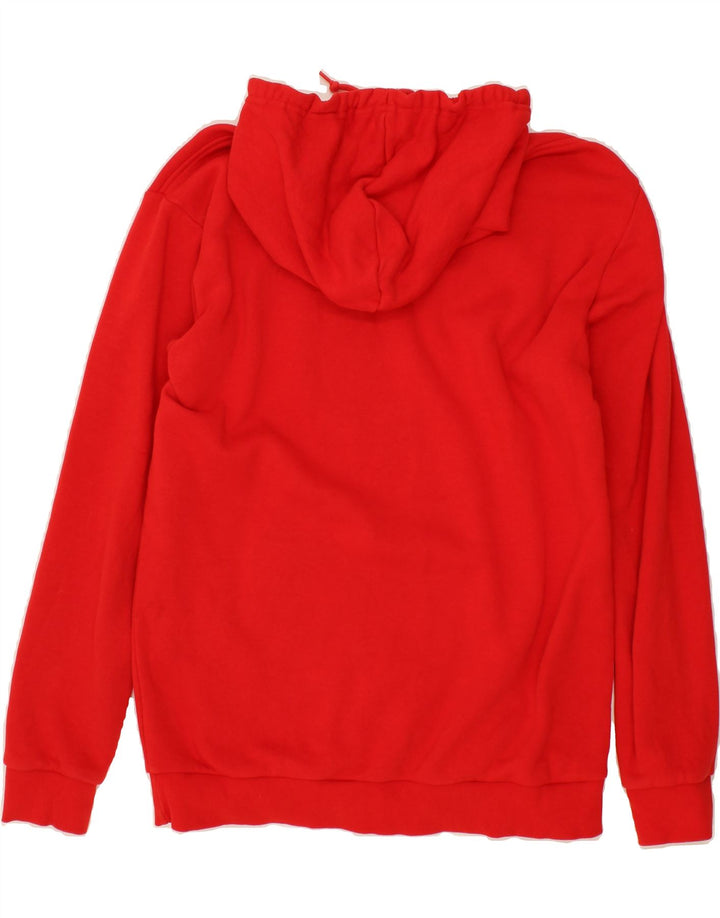 ADIDAS Mens Hoodie Jumper Medium Red Cotton Vintage Adidas and Second-Hand Adidas from Messina Hembry 