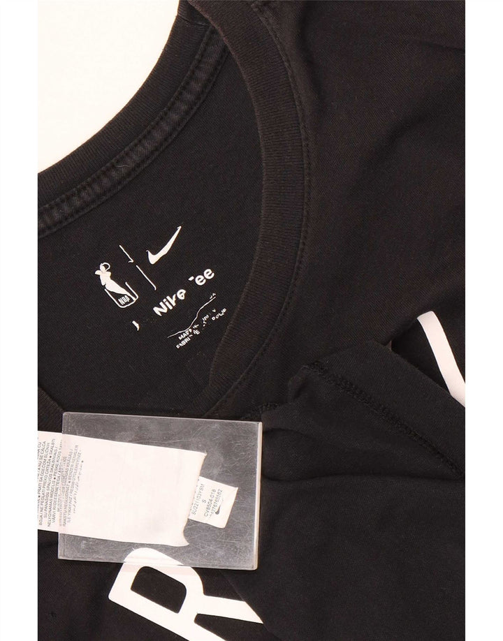 Męski T-shirt z grafiką Nike Brooklyn, mały, czarny, bawełniany