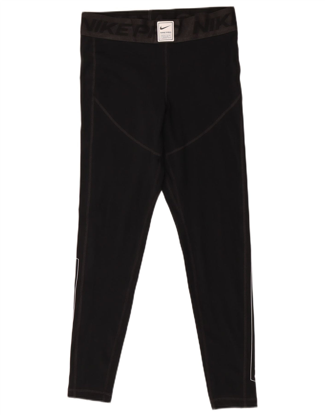 Damskie legginsy Nike Graphic UK 14, średni czarny poliester