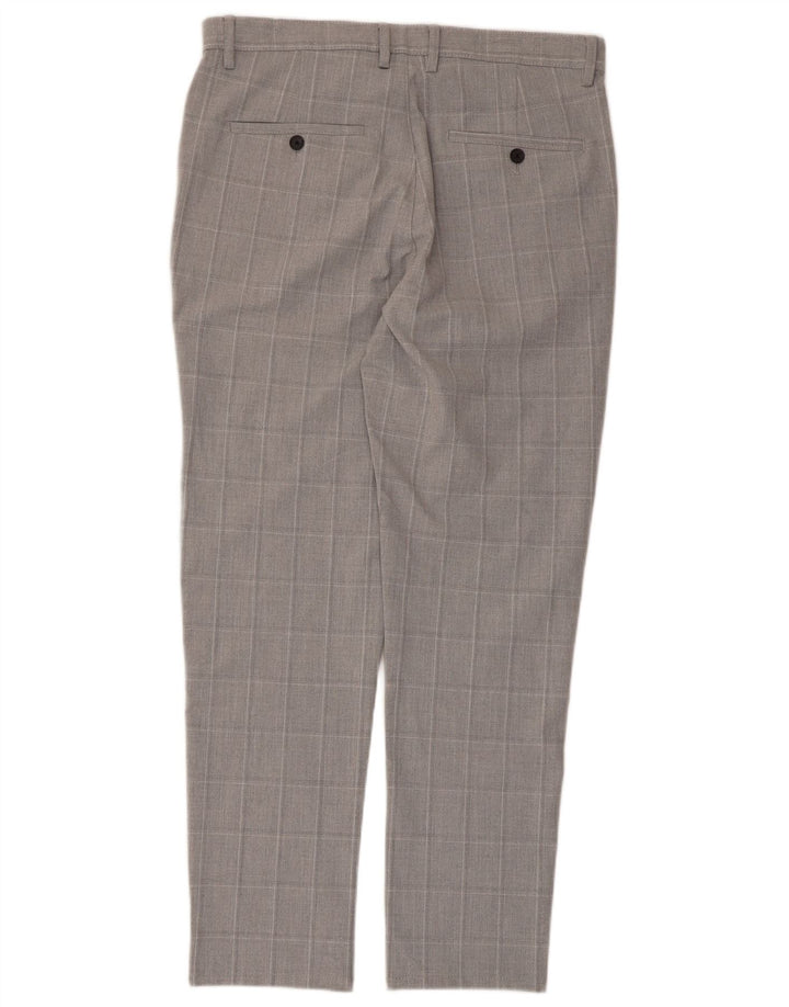 Męskie spodnie chino Zara EU 40 Medium W31 L28 Szara krata