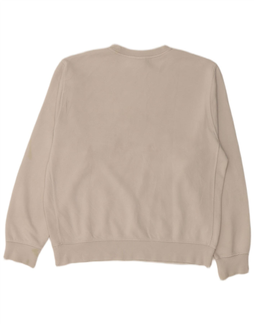 Męski sweter z grafiką NIKE, średnioszary, bawełniany