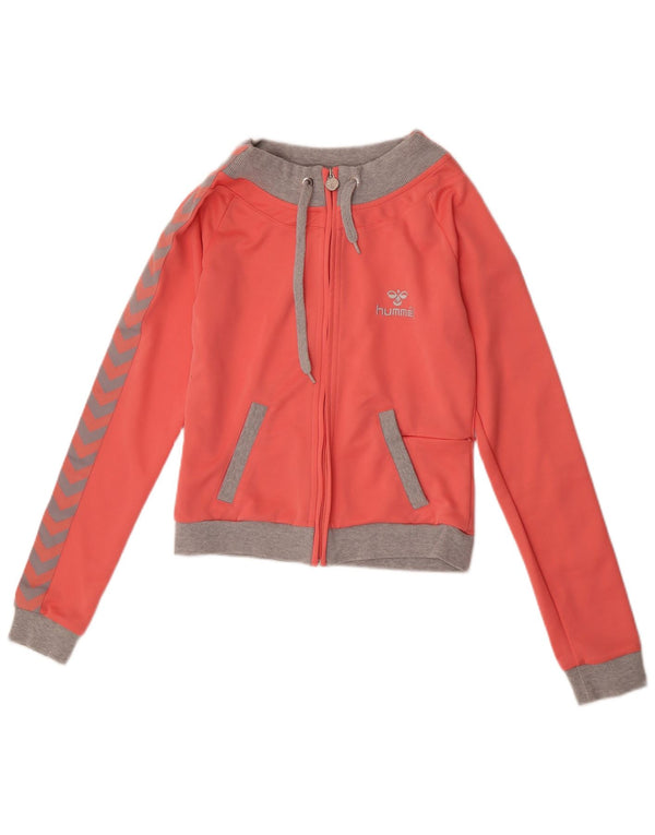 Damska kurtka dresowa Hummel Graphic UK 10 Small Pink Colorblock