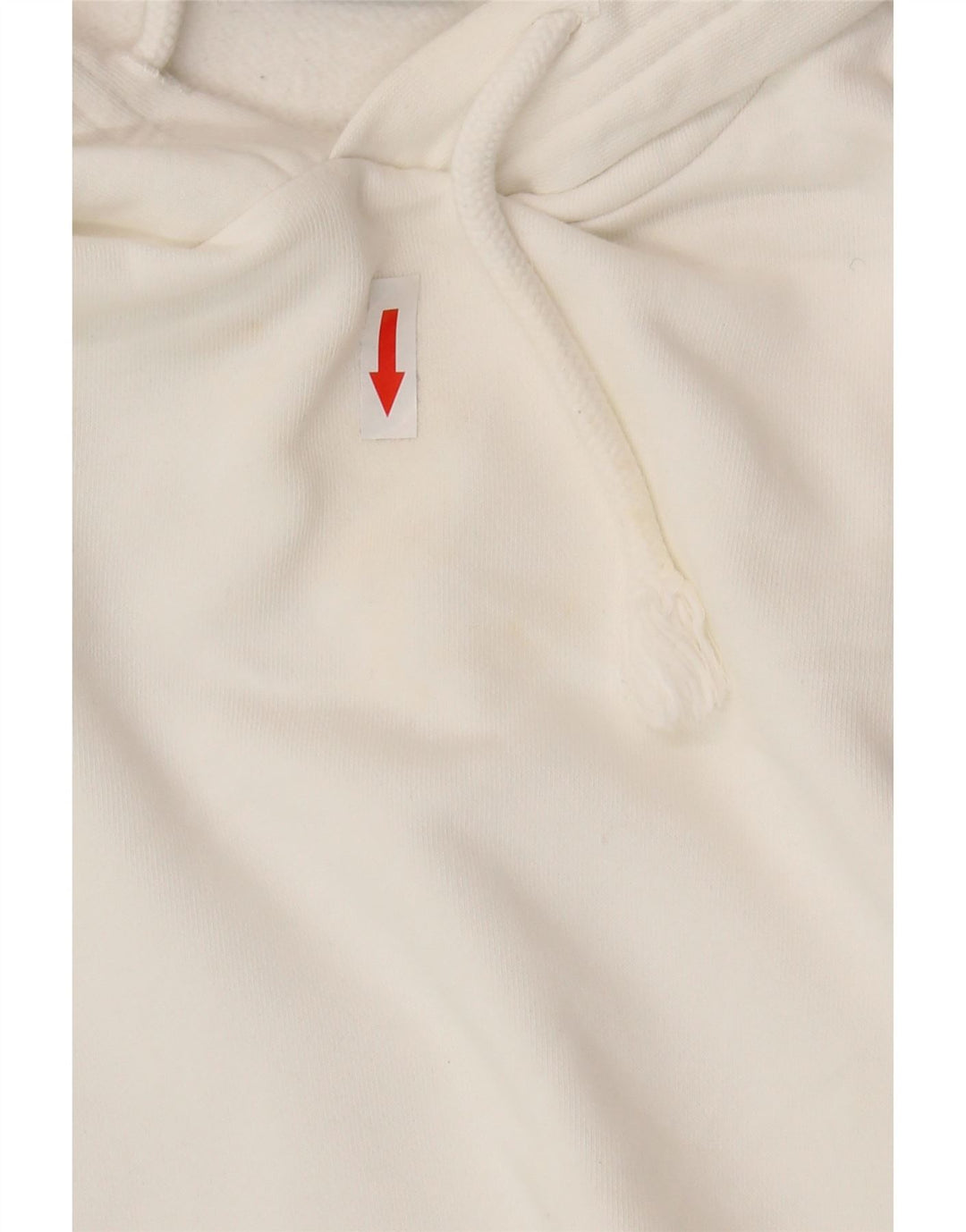 Męski sweter z kapturem C&A o swobodnym kroju, mały, biały, bawełniany