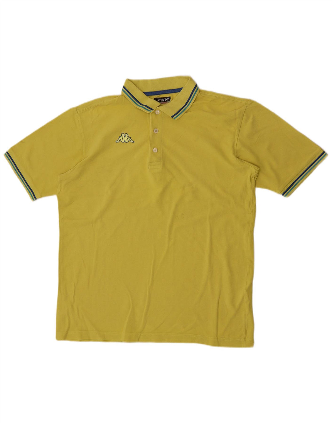 Męska koszulka polo Kappa XL w kolorze żółtym