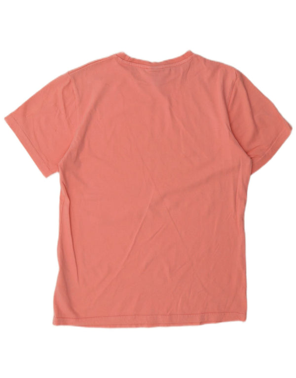 Damska koszulka oversize Ellesse z grafiką Top UK 8 Small Pink Cotton