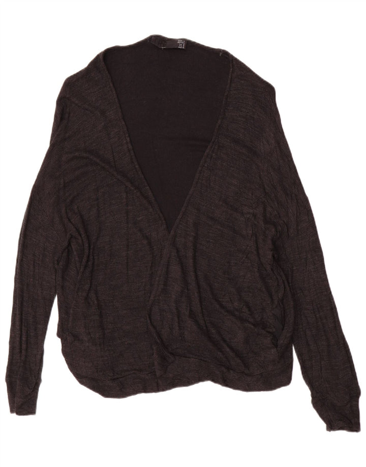 Sweter damski Zara z otwartym kardiganem UK 10 Small Grey