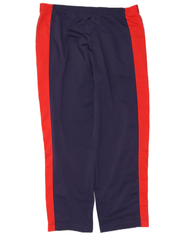Champion Mens Graphic Tracksuit Trousers Large Navy Blue Colourblock